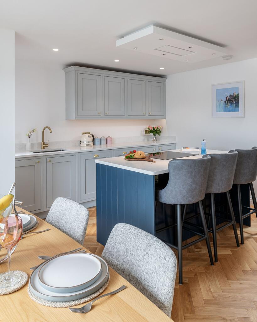 Kitchen- Trafalgar Cottage Above Town-Dartmouth