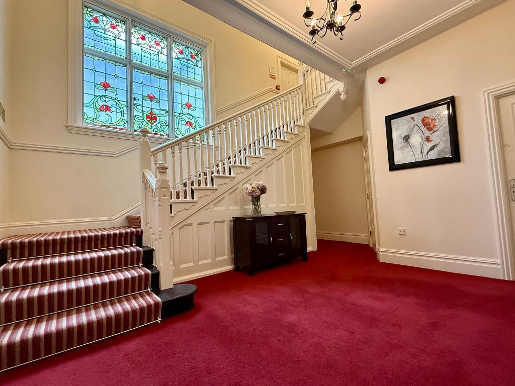 Entrance hall to building