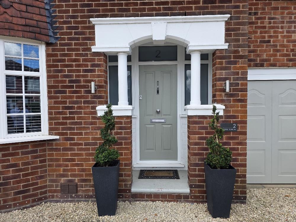 Front Door Covered Entrance