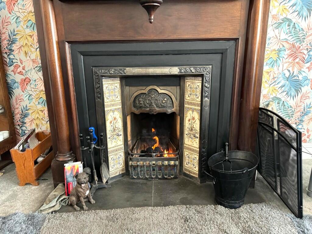 STUNNING FIREPLACE