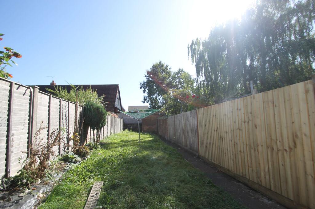 Private rear garden