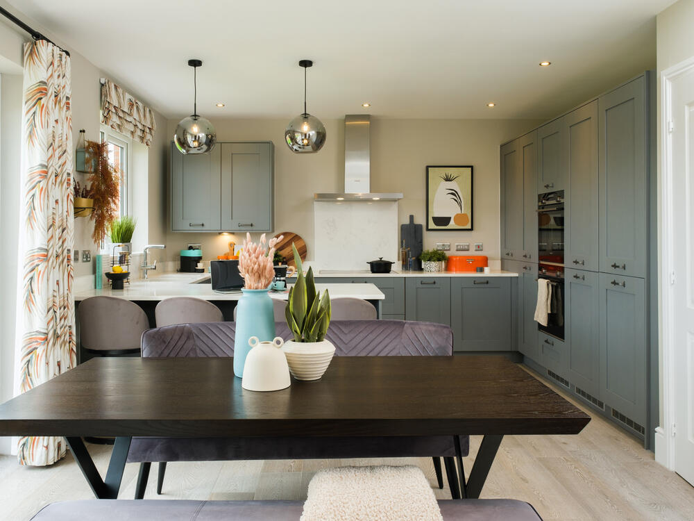 Dining / kitchen of the Sunningdale, a 4 bedroom house